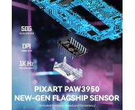 Attack Shark X3MAX Superlight 42kDPI PAW3950 Omron biała 6972792470436 - 1349823 - zdjęcie 4